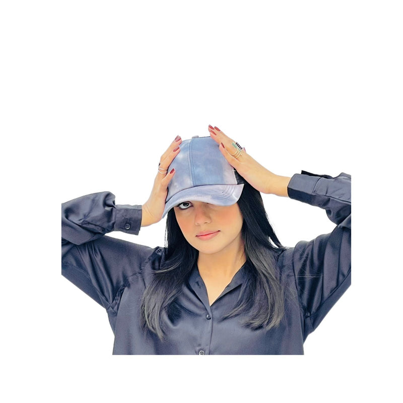 قبعة قابلة للتعديل بغطاء خلفي قابل للغسل بالحامض